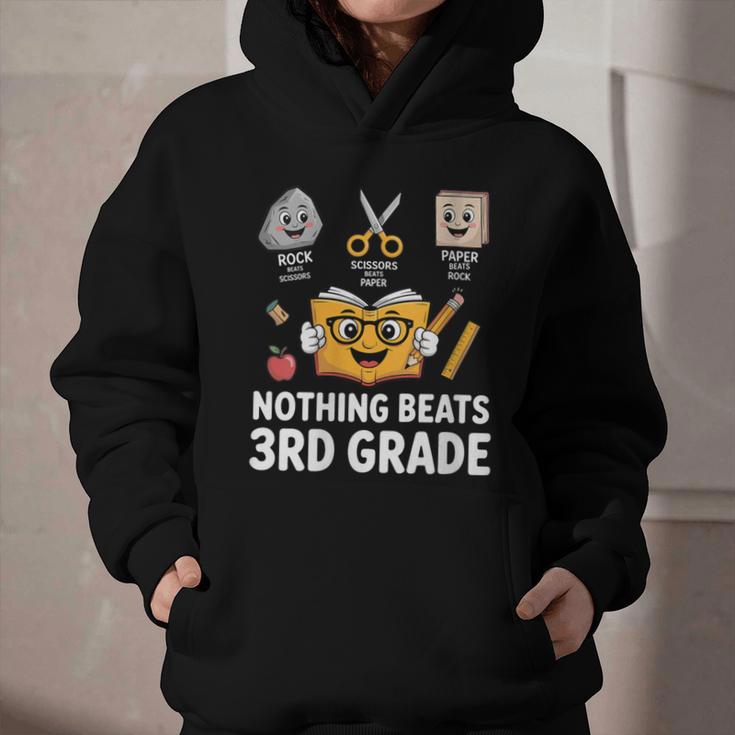 Rock Scissor Paper Nothing Beats 3rd Grade Back To School Graphic Youth Hoodie Rock Scissor Paper Nothing Beats 3rd Grade Back To School Graphic Youth Hoodie