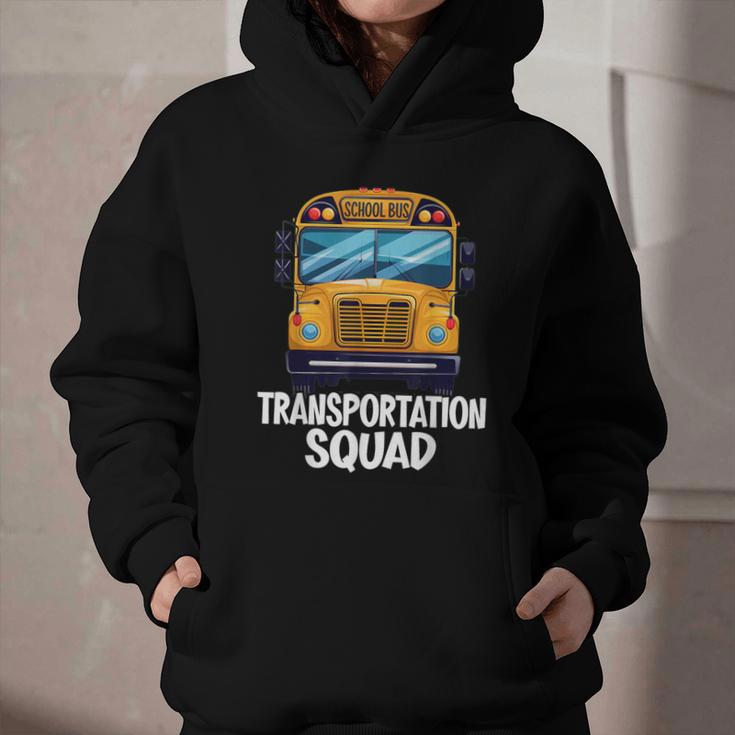 School Bus Driver Back To School Transportation Squad Graphic Youth Hoodie School Bus Driver Back To School Transportation Squad Graphic Youth Hoodie