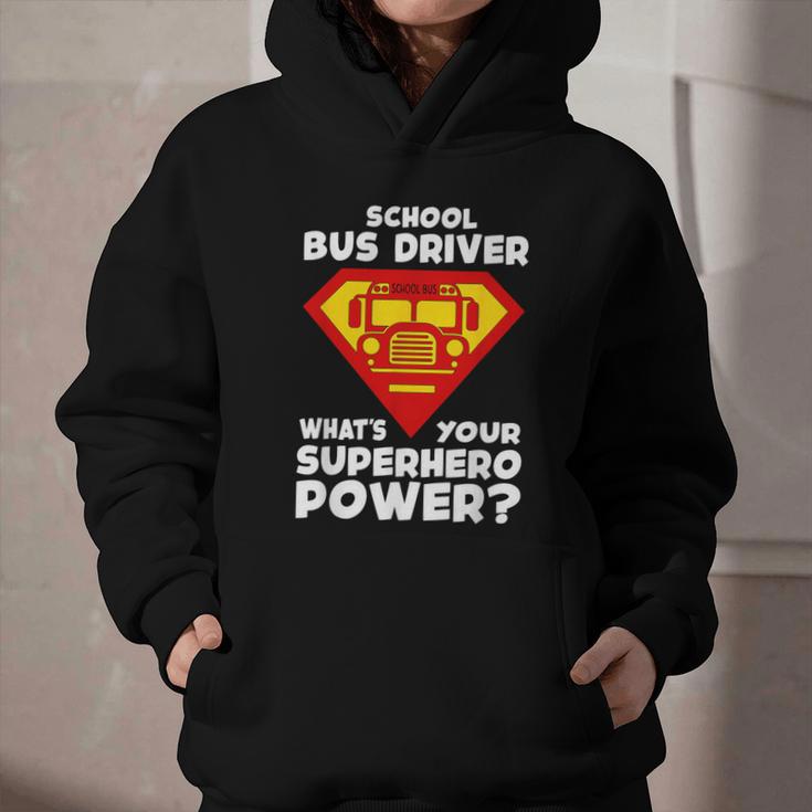 School Bus Driver Superhero Back To School Graphic Youth Hoodie School Bus Driver Superhero Back To School Graphic Youth Hoodie