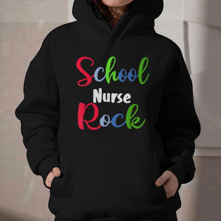 School Nurse Rock Back To School -Funny Nurses School Graphic Youth Hoodie School Nurse Rock Back To School -Funny Nurses School Graphic Youth Hoodie