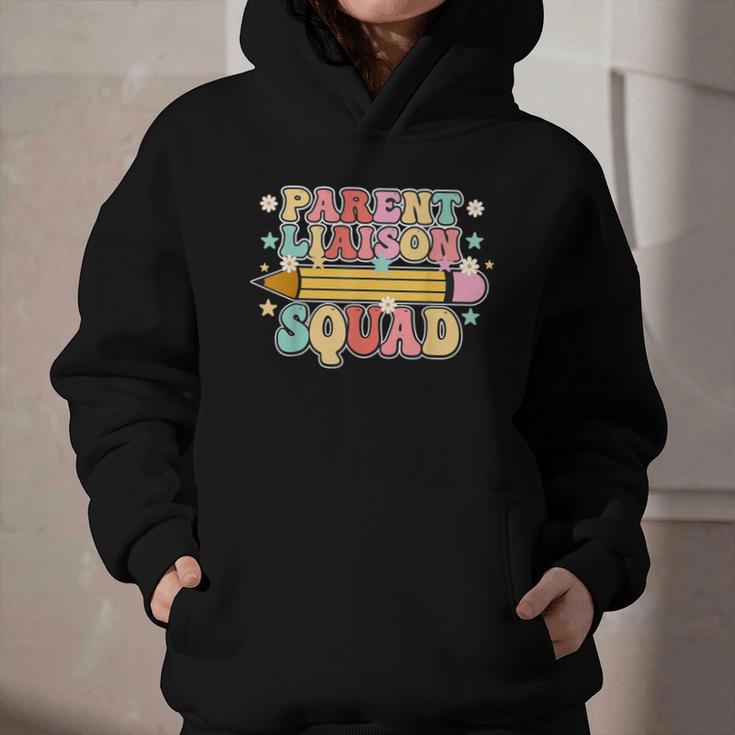 School Parent Liaison Squad Retro Back To School Graphic Youth Hoodie School Parent Liaison Squad Retro Back To School Graphic Youth Hoodie