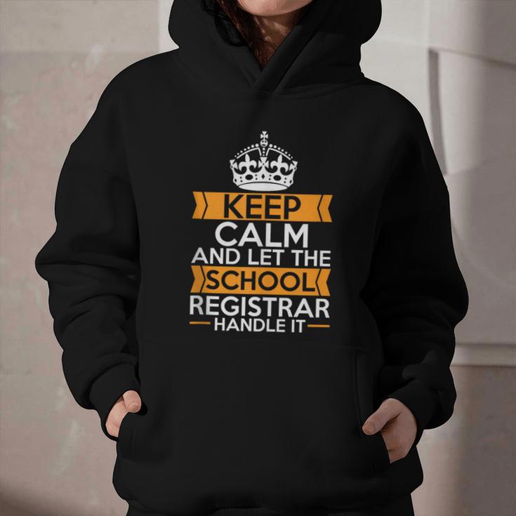 School Registry Student Enrollment Back To School Registrar Graphic Youth Hoodie