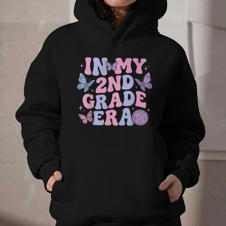 In My Second 2nd Grade Era Groovy Back To School Students Graphic Youth Hoodie In My Second 2nd Grade Era Groovy Back To School Students Graphic Youth Hoodie
