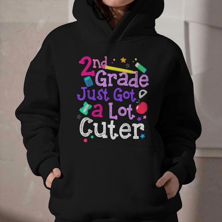Second Grade Just Got Cuter Cute 2nd Grade Back To School Graphic Youth Hoodie Second Grade Just Got Cuter Cute 2nd Grade Back To School Graphic Youth Hoodie