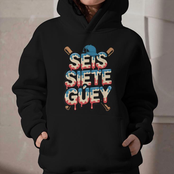 SEIS Siete Guey Baseball Drip Mexico Spanish 67 Slang Boys Graphic Youth Hoodie SEIS Siete Guey Baseball Drip Mexico Spanish 67 Slang Boys Graphic Youth Hoodie