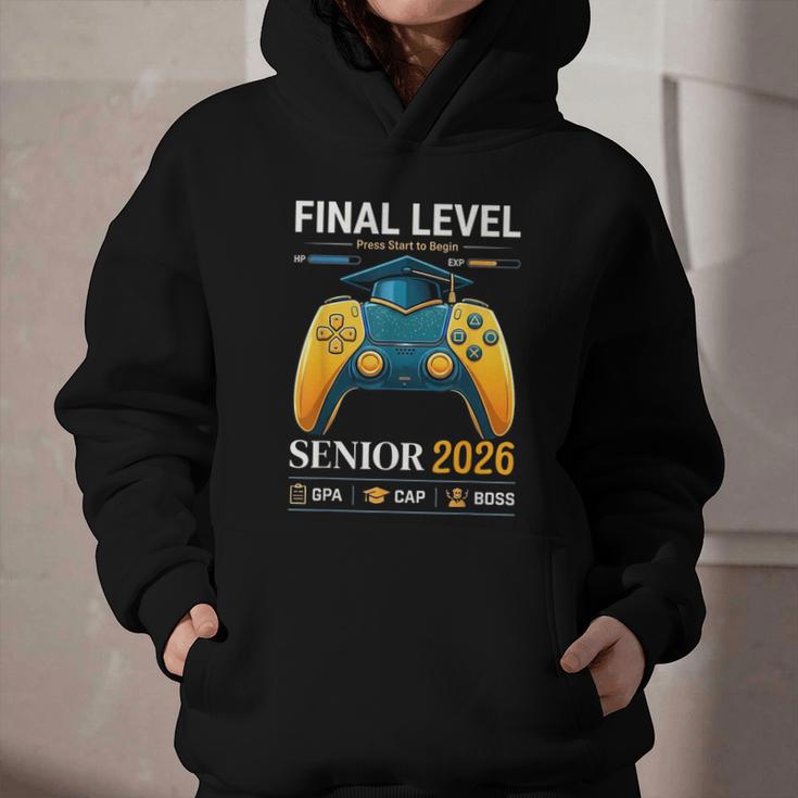 Senior Class Of 2026 Back To School Gamer Boys Senior 2026 Graphic Youth Hoodie Senior Class Of 2026 Back To School Gamer Boys Senior 2026 Graphic Youth Hoodie