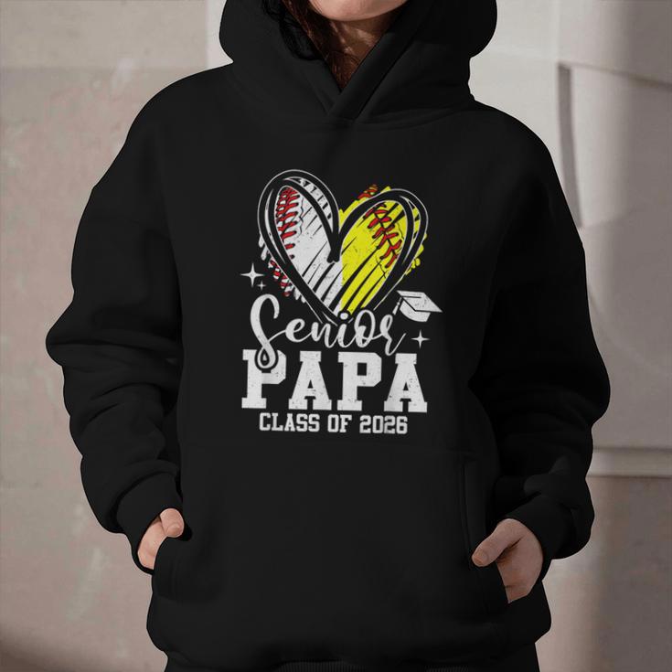 Senior Papa Class Of 2026 Baseball Softball Graduation Heart Graphic Youth Hoodie Senior Papa Class Of 2026 Baseball Softball Graduation Heart Graphic Youth Hoodie