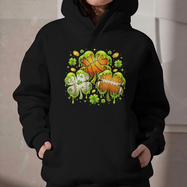 Shamrock Basketball Baseball Drip St Patrick's Day Boys Men Graphic Youth Hoodie Shamrock Basketball Baseball Drip St Patrick's Day Boys Men Graphic Youth Hoodie