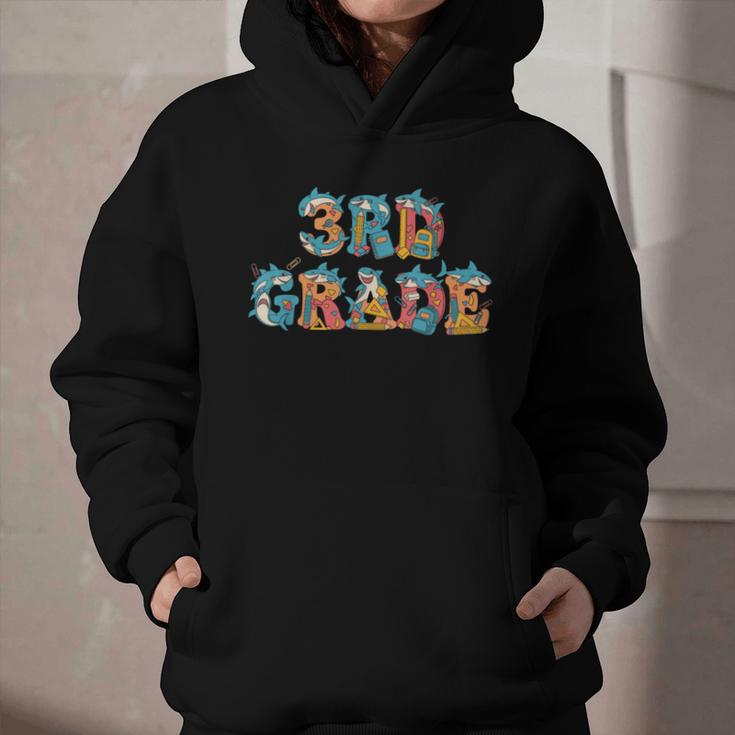 Shark Third Grade Back To School Kids Boys Girls Graphic Youth Hoodie Shark Third Grade Back To School Kids Boys Girls Graphic Youth Hoodie