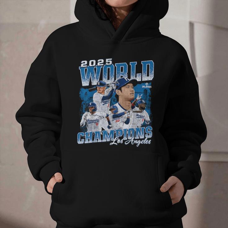 Shohei Ohtani 2025 Los Angeles Baseball Champions MLBPA Graphic Youth Hoodie