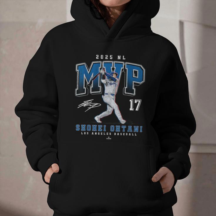 Shohei Ohtani 2025 NL MVP Los Angeles Baseball MLBPA Graphic Youth Hoodie