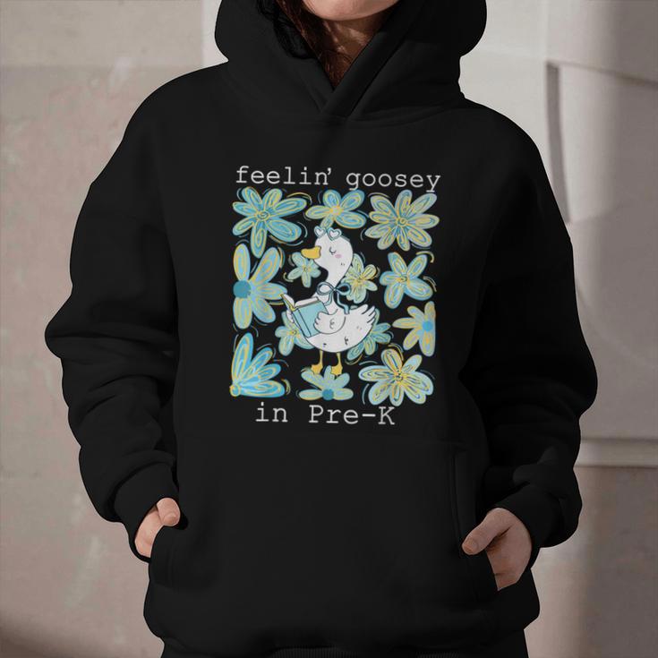 Silly Goose Back To School Feelin’ Goosey Pre-K Graphic Youth Hoodie Silly Goose Back To School Feelin’ Goosey Pre-K Graphic Youth Hoodie