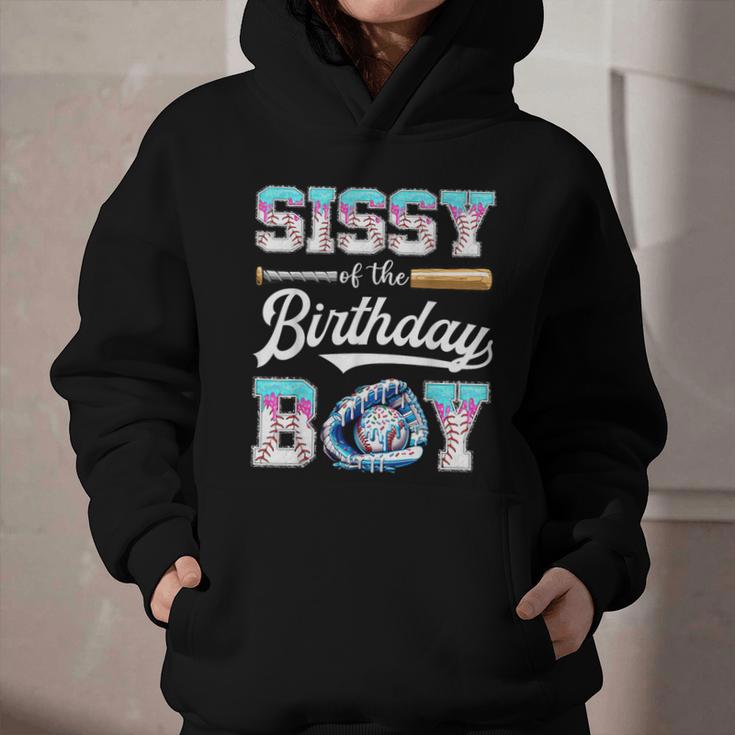 Sissy Of The Birthday Boy Baseball Ice Cream Drip Matching Graphic Youth Hoodie Sissy Of The Birthday Boy Baseball Ice Cream Drip Matching Graphic Youth Hoodie