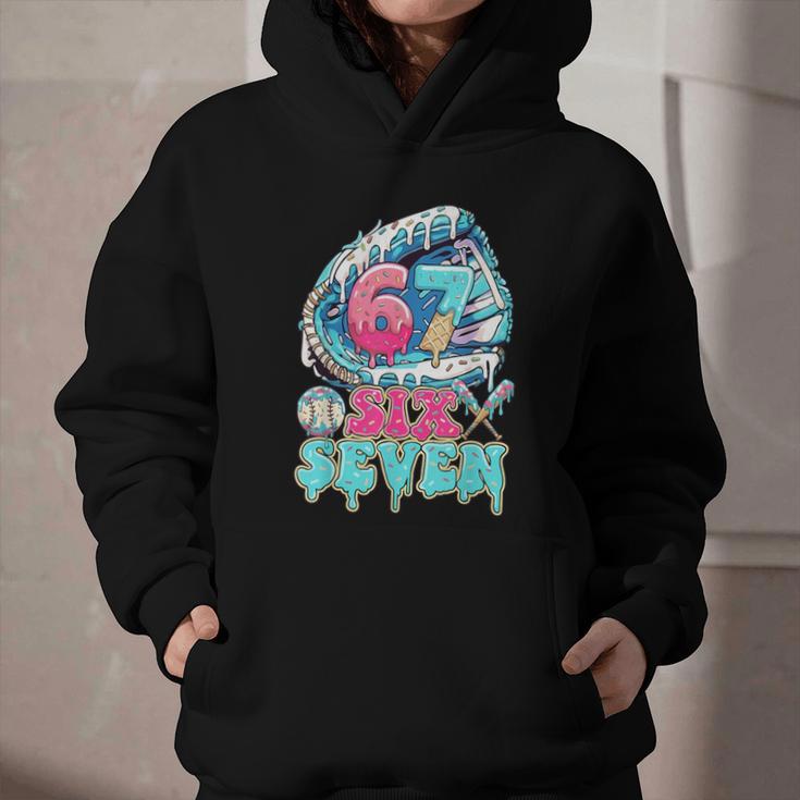 Six Seven 67 Ice Cream Drip Baseball For Boy Kids Youth Graphic Youth Hoodie Six Seven 67 Ice Cream Drip Baseball For Boy Kids Youth Graphic Youth Hoodie