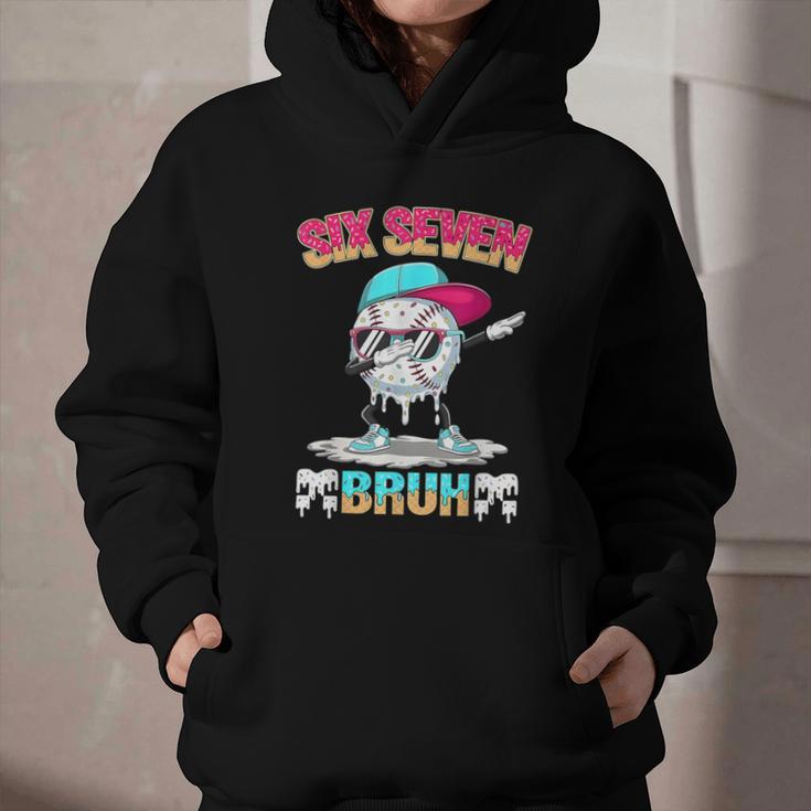 Six Seven 67 Meme Ice Cream Drip Baseball Dabbing Boy Kids Graphic Youth Hoodie Six Seven 67 Meme Ice Cream Drip Baseball Dabbing Boy Kids Graphic Youth Hoodie