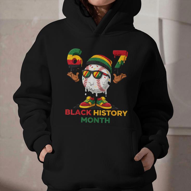 Six Seven History Month Baseball Drip Sports Graphic Youth Hoodie Six Seven History Month Baseball Drip Sports Graphic Youth Hoodie