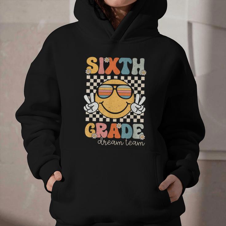 Sixth Grade Dream Team Smile Retro Back To School 6th Grade Graphic Youth Hoodie Sixth Grade Dream Team Smile Retro Back To School 6th Grade Graphic Youth Hoodie