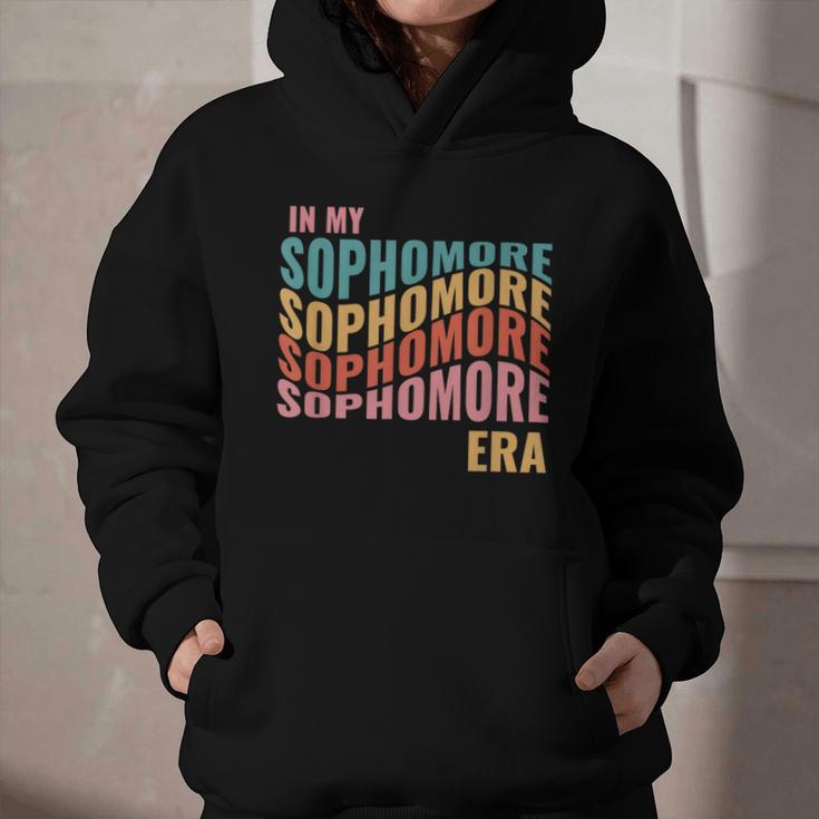 In My Sophomore Era High School 10th Grade Back To School Graphic Youth Hoodie In My Sophomore Era High School 10th Grade Back To School Graphic Youth Hoodie
