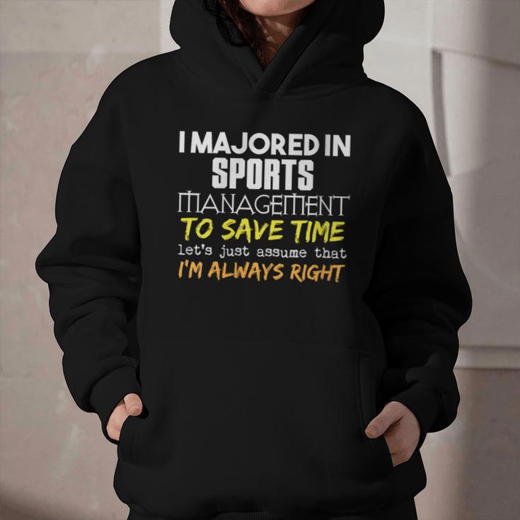 Sports Management Major For Back To School Graphic Youth Hoodie Sports Management Major For Back To School Graphic Youth Hoodie