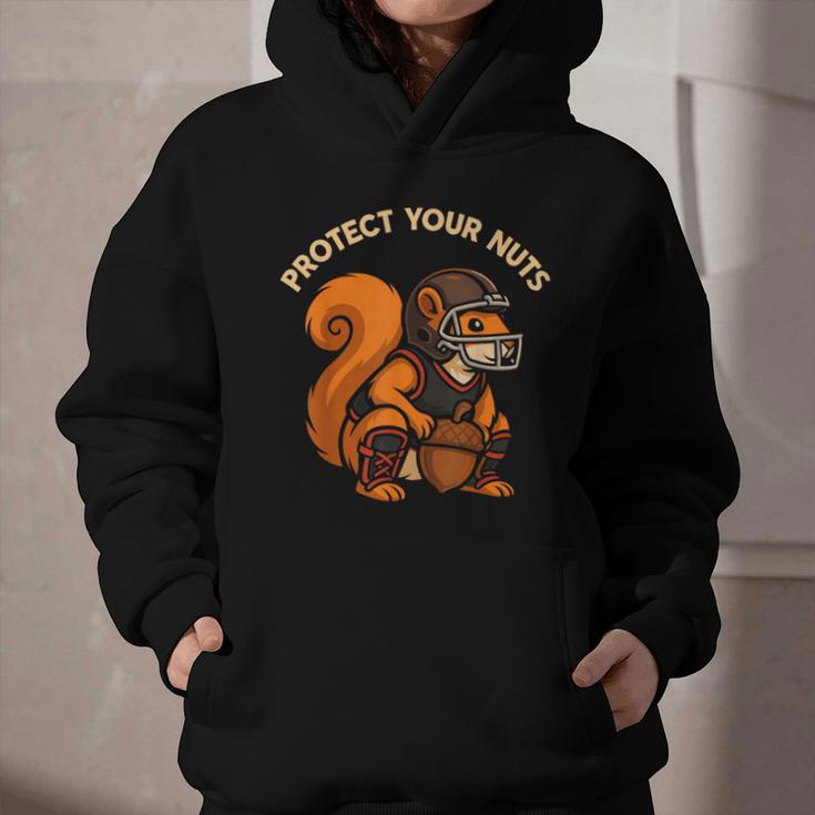 Squirell Baseball Catcher Player Joke Tee Protect Your Nuts Graphic Youth Hoodie Squirell Baseball Catcher Player Joke Tee Protect Your Nuts Graphic Youth Hoodie