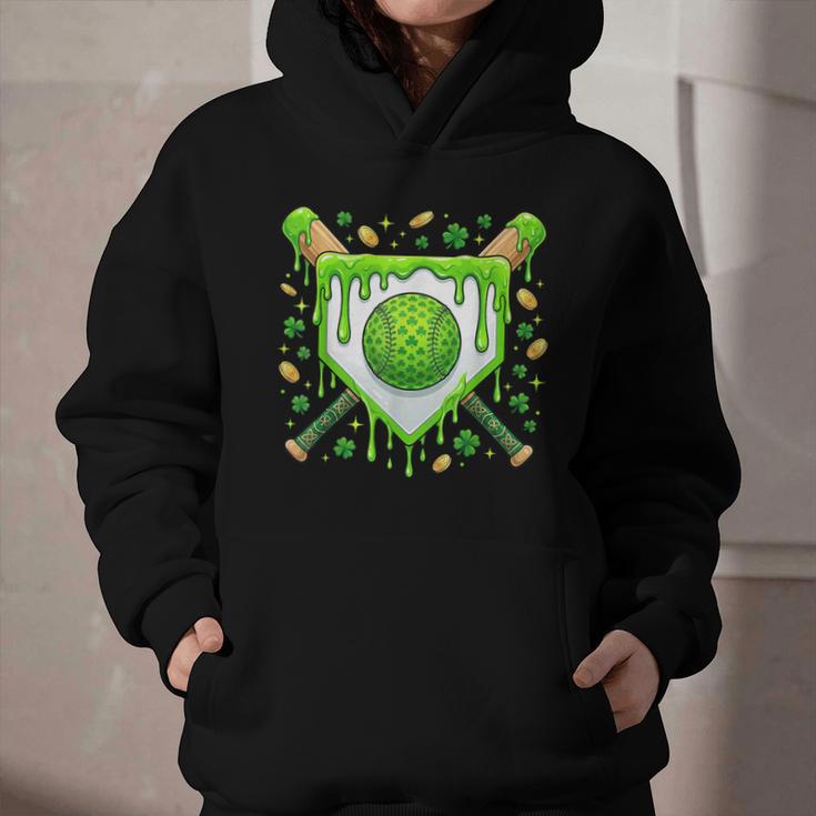 St Patrick Day Baseball Drip Ice Cream Boys Men Graphic Youth Hoodie
