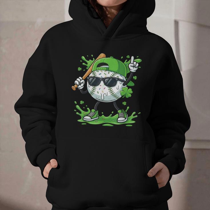 St Patrick Day Baseball Drip Ice Cream Baseball Player Men Graphic Youth Hoodie St Patrick Day Baseball Drip Ice Cream Baseball Player Men Graphic Youth Hoodie