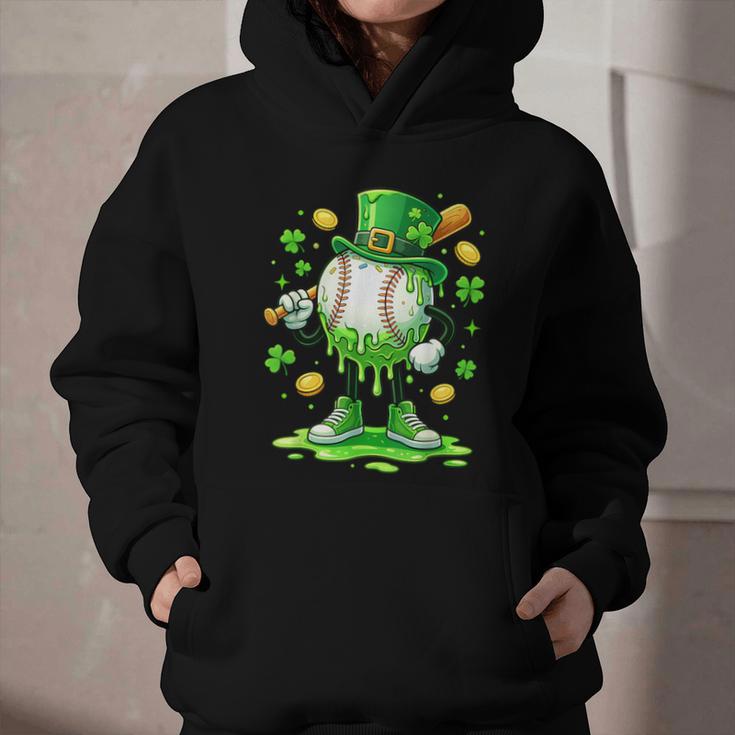 St Patrick Day Baseball Drip Ice Cream Baseball Graphic Youth Hoodie St Patrick Day Baseball Drip Ice Cream Baseball Graphic Youth Hoodie