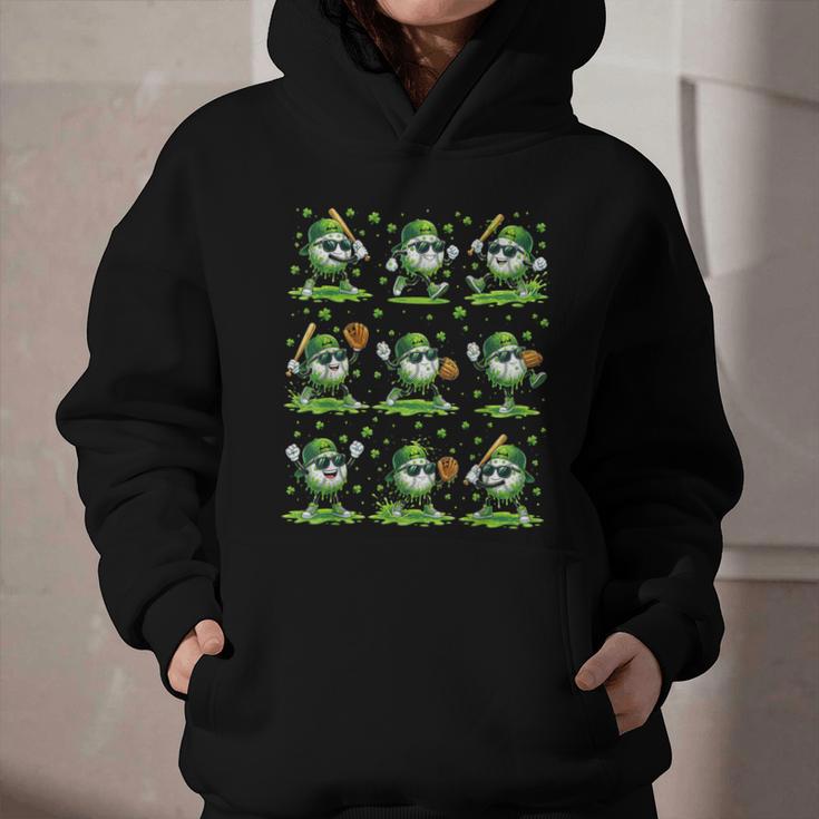 St Patricks Day Baseball Ice Cream Boys Baseball Player Graphic Youth Hoodie St Patricks Day Baseball Ice Cream Boys Baseball Player Graphic Youth Hoodie