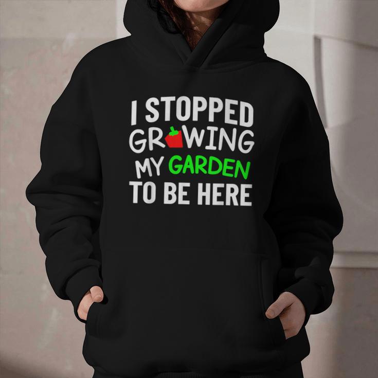 I Stopped Growing My Garden Back To School Gamer Tee Graphic Youth Hoodie