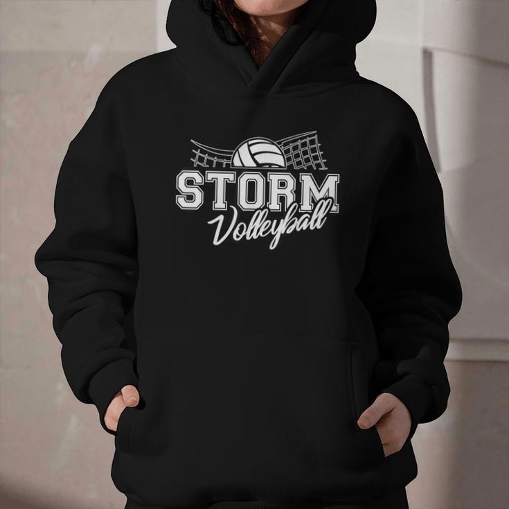 Storm Volleyball Back To School Spirit Graphic Youth Hoodie Storm Volleyball Back To School Spirit Graphic Youth Hoodie