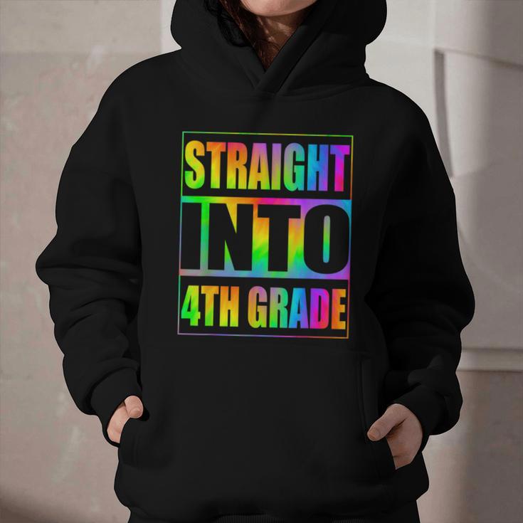 Straight Into 4th Grade Fourth Grade Back To School Graphic Youth Hoodie Straight Into 4th Grade Fourth Grade Back To School Graphic Youth Hoodie
