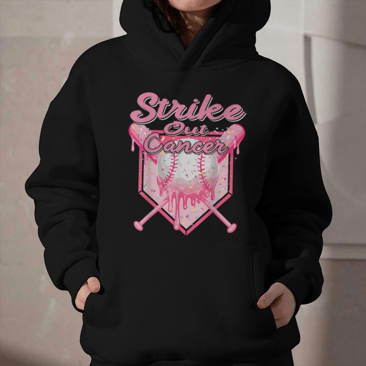 Strike Out Breast Cancer Baseball Drip For Boys Youth Graphic Youth Hoodie Strike Out Breast Cancer Baseball Drip For Boys Youth Graphic Youth Hoodie