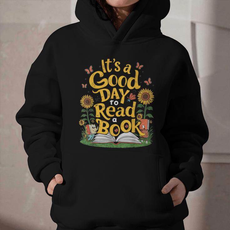 Student It's A Good Day To Read a Book Back To School Graphic Youth Hoodie