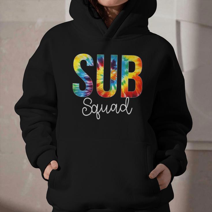 Sub Squad For Work Tie Dye Back To School Appreciation Day Graphic Youth Hoodie Sub Squad For Work Tie Dye Back To School Appreciation Day Graphic Youth Hoodie