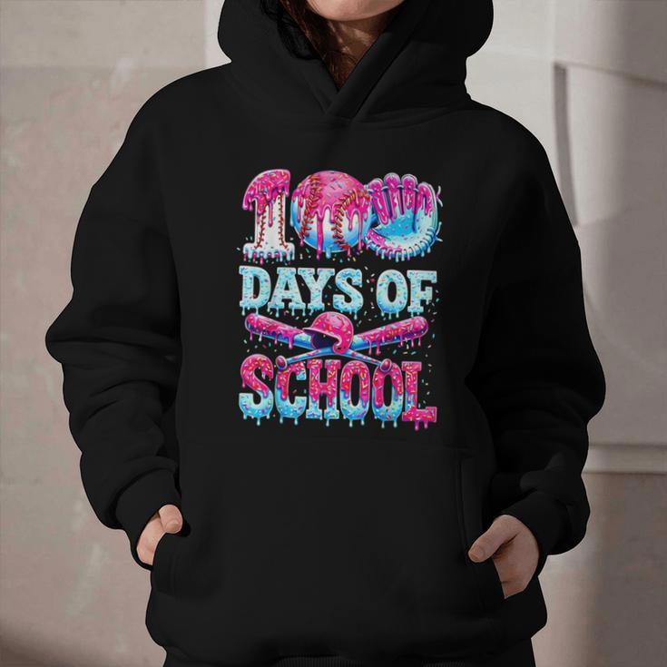 Survived 100 Days Of School Baseball Ice Cream Drip Boy Kids Graphic Youth Hoodie Survived 100 Days Of School Baseball Ice Cream Drip Boy Kids Graphic Youth Hoodie