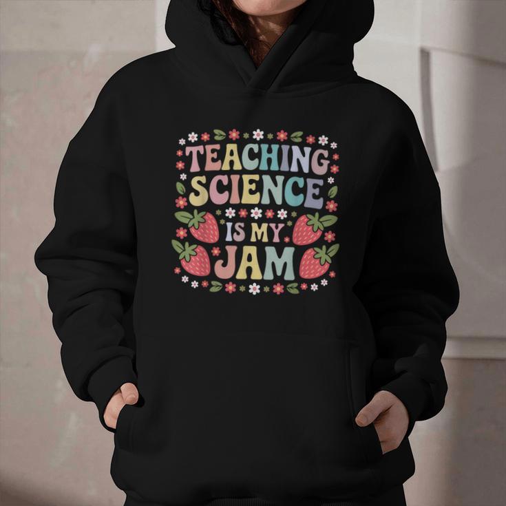 Teaching Science Is My Jam Retro Back To School Strawberry Graphic Youth Hoodie Teaching Science Is My Jam Retro Back To School Strawberry Graphic Youth Hoodie