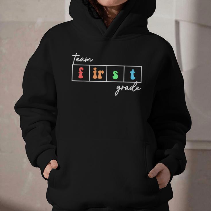 Team First Grade Back To School First Day Of 1st Grade Cute Graphic Youth Hoodie Team First Grade Back To School First Day Of 1st Grade Cute Graphic Youth Hoodie