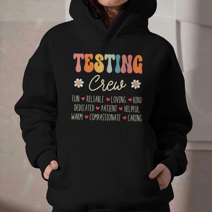 Testing Crew Appreciation Week Back To School Graphic Youth Hoodie Testing Crew Appreciation Week Back To School Graphic Youth Hoodie