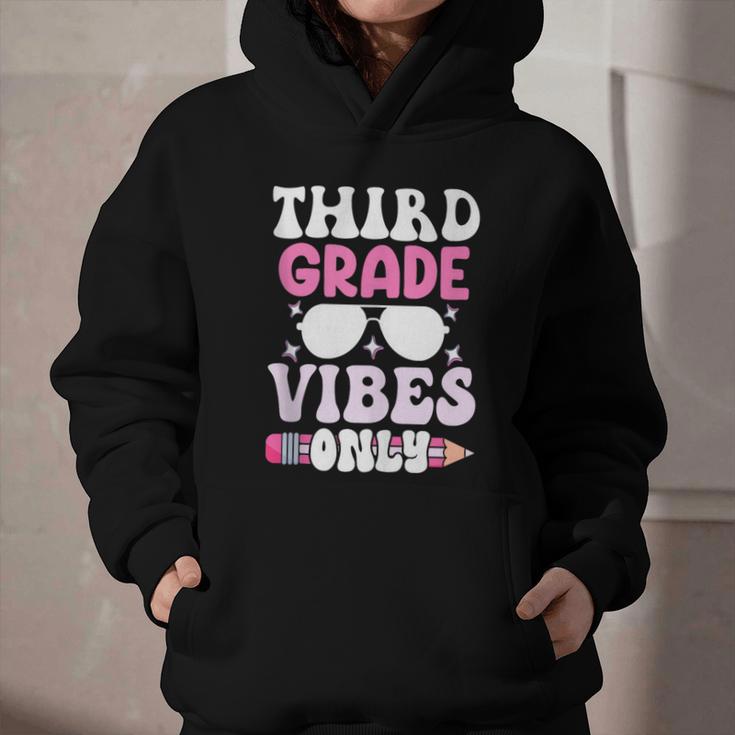 Third Grade 3rd Vibes Only Back To School Student Girl Graphic Youth Hoodie Third Grade 3rd Vibes Only Back To School Student Girl Graphic Youth Hoodie