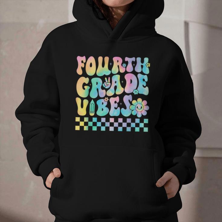 Tie Dye 4th Grade Vibes Fourth Grade Retro Back To School Graphic Youth Hoodie Tie Dye 4th Grade Vibes Fourth Grade Retro Back To School Graphic Youth Hoodie