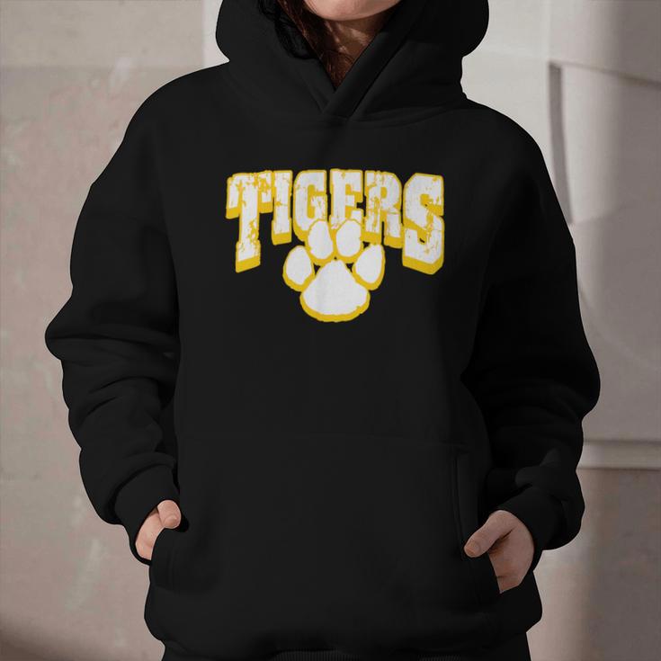Tigers School Spirit Back To School Y Graphic Youth Hoodie