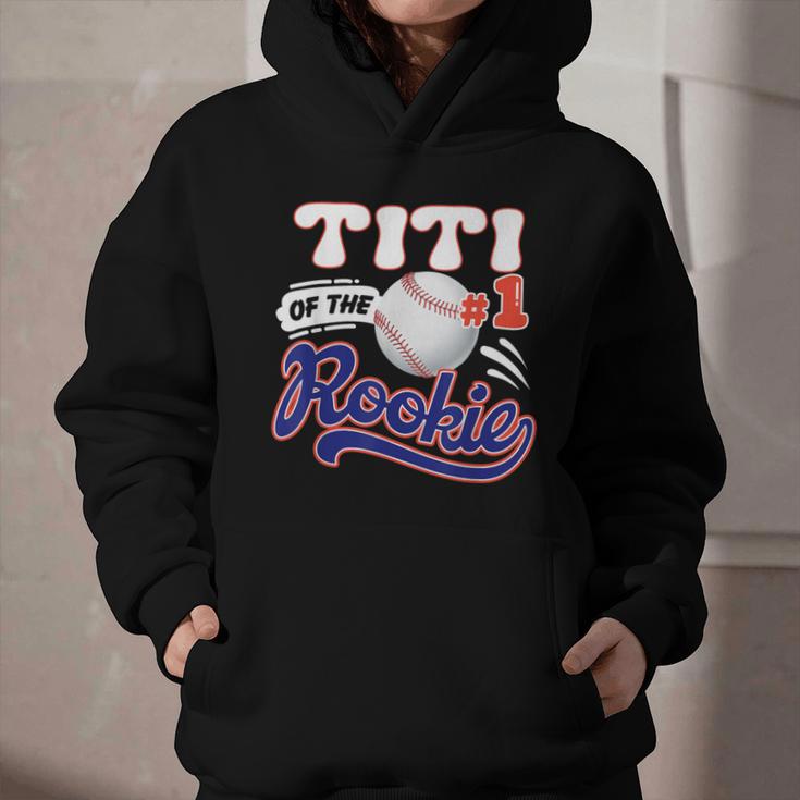 Titi Rookie Of Year 1st Birthday Baseball Theme Matching Graphic Youth Hoodie