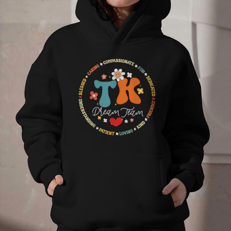 TK Dream Team Squad Transitional-Kindergarten Back To School Graphic Youth Hoodie TK Dream Team Squad Transitional-Kindergarten Back To School Graphic Youth Hoodie