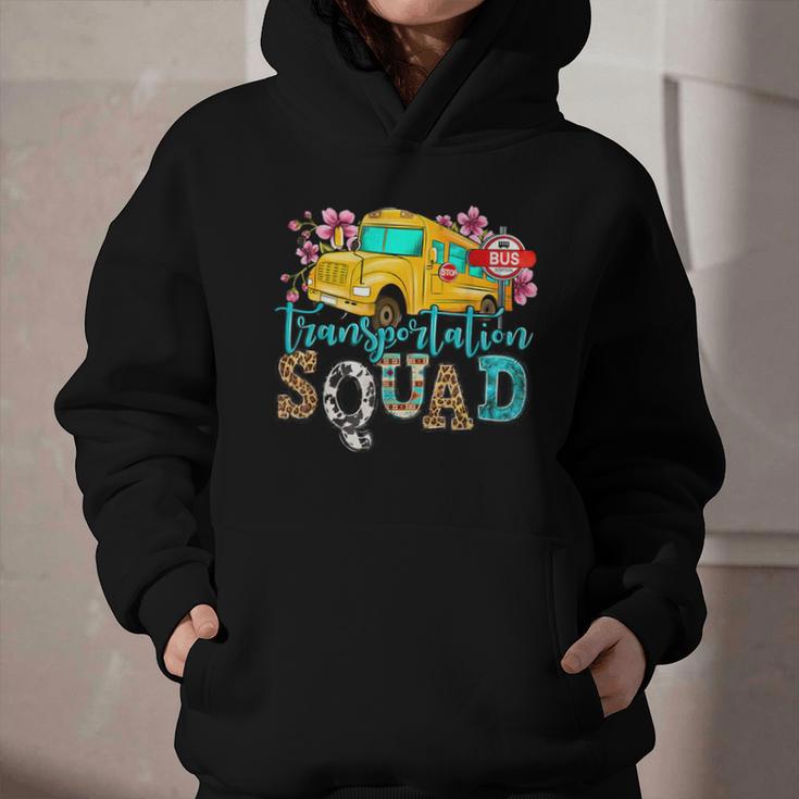 Transportation Squad Bus Driver School Bus Back To School Graphic Youth Hoodie Transportation Squad Bus Driver School Bus Back To School Graphic Youth Hoodie