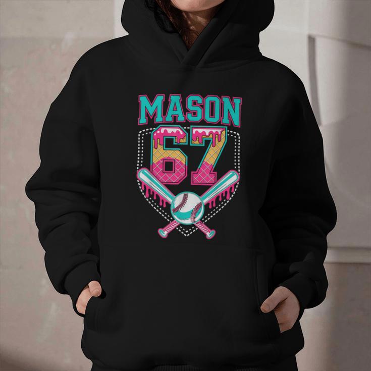 Trendy Mason 67 Mem Ice Cream Drip Baseball Birthday Costume Graphic Youth Hoodie Trendy Mason 67 Mem Ice Cream Drip Baseball Birthday Costume Graphic Youth Hoodie