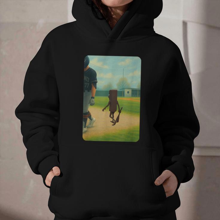 Tung Tung Tung Sahur Baseball Meme Graphic Youth Hoodie Tung Tung Tung Sahur Baseball Meme Graphic Youth Hoodie