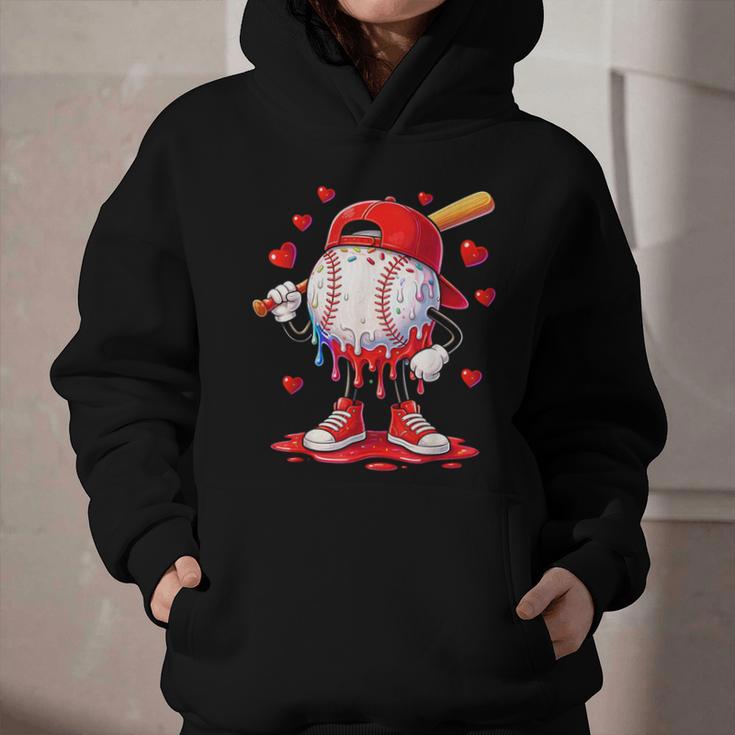 Valentine Baseball Heart Drip Sport Love Valentines Day Boys Graphic Youth Hoodie Valentine Baseball Heart Drip Sport Love Valentines Day Boys Graphic Youth Hoodie