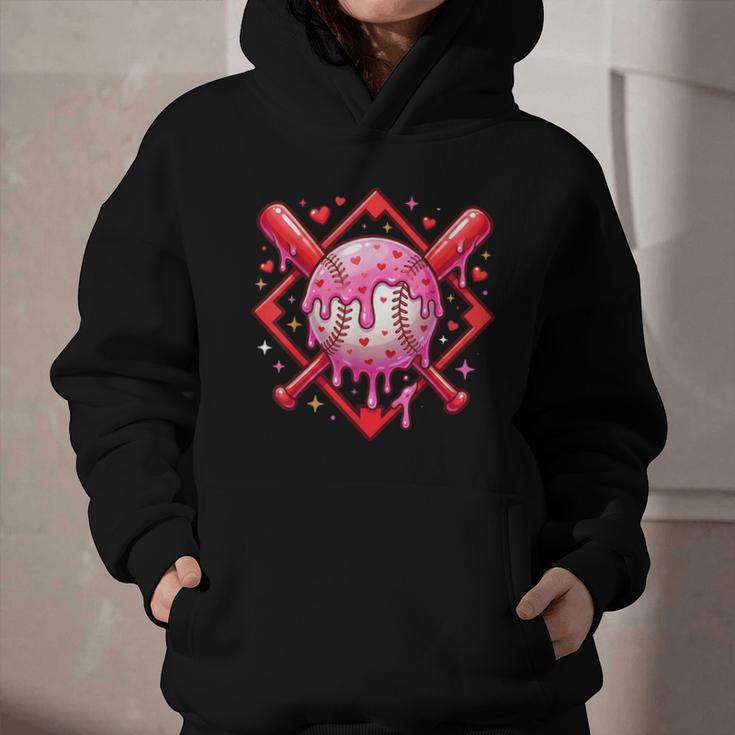 Valentines Day Baseball Boys Ice Cream Drip Heart Youth Kids Graphic Youth Hoodie Valentines Day Baseball Boys Ice Cream Drip Heart Youth Kids Graphic Youth Hoodie