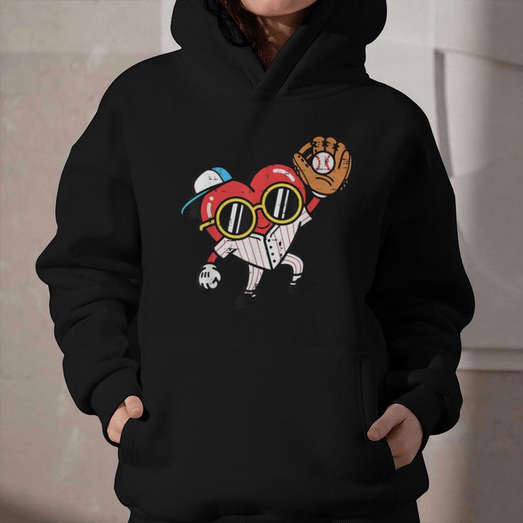 Valentines Day Baseball Heart Gloves Cute Boys Kid Youth Men Graphic Youth Hoodie Valentines Day Baseball Heart Gloves Cute Boys Kid Youth Men Graphic Youth Hoodie