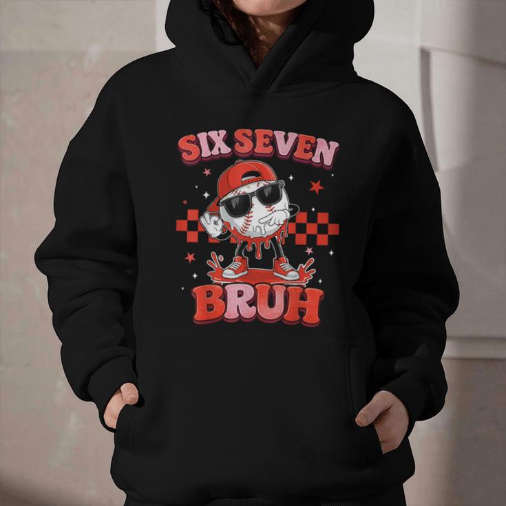 Valentines Day Baseball Six Seven 67 Meme Heart Baseball Dab Graphic Youth Hoodie Valentines Day Baseball Six Seven 67 Meme Heart Baseball Dab Graphic Youth Hoodie